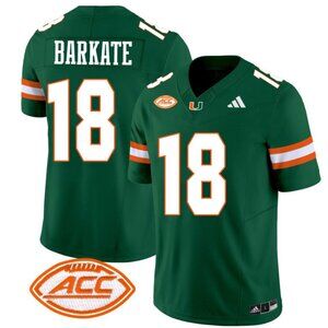 Mens Youths Optional For Cooper Barkate Green Jersey Stitched Vapor